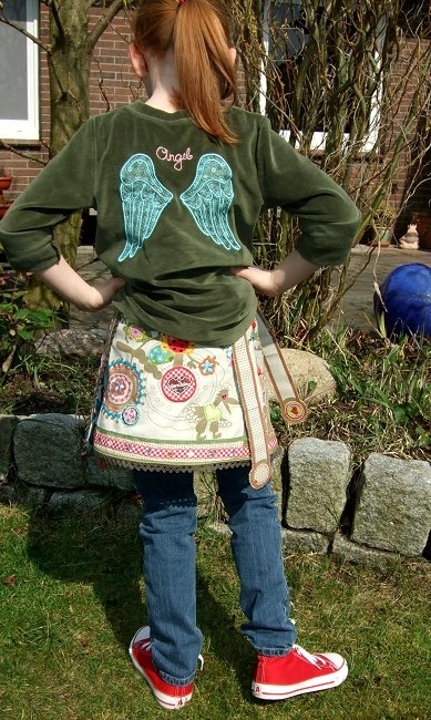 Wickelrock zum selber gestalten, Schnittmuster Nähpaket Wickelrock