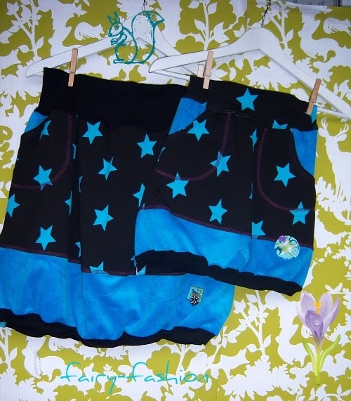 Jerseyrock Schnittmuster Mutter und Tochter, farbenmix Jerseyrock Schnittmuster Mutter und Tochter, farbenmix