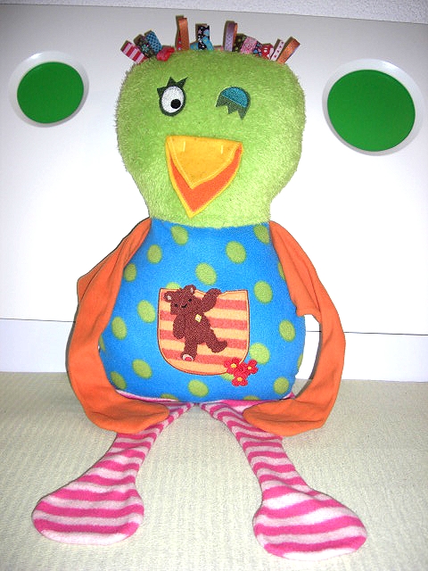 FrechMatz, Kuschelvogel, Schnittmuster, farbenmix.de FrechMatz, Kuschelvogel, Schnittmuster, farbenmix.de