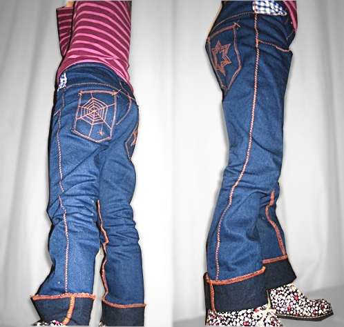 Schnittmuster Jeans selber nähen, farbenmix Anleitung Kinderjeans, nähen, Schnittmuster farbenmix