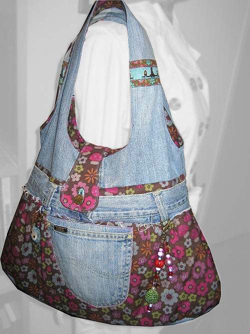 Jeans recyclen, Taschenschnittmuster farbenmix Schnittmuster Tasche, farbenmix, recycling