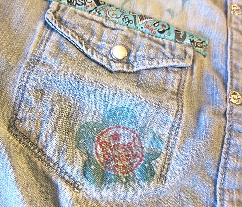 Stempelkunst, farbenmix, Webband Stempelkunst, farbenmix, Webband