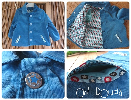 Retrojacke, Schnittmuster jacke, Kleinlinder, farbenmix Retro-Schnittmuster Kinderjacke, farbenmix