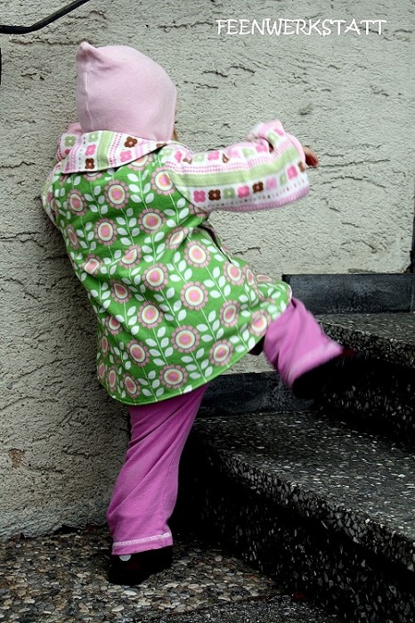 Retro Jacke, Kinderjacke, Anleitung, Schnittmuster farbenmix Retro Jacke, Kinderjacke, Anleitung, Schnittmuster farbenmix