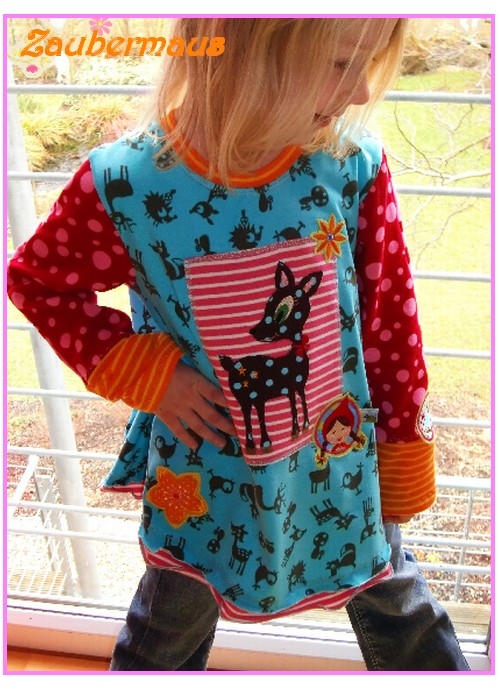 Pulli, Shirt, glockig, Schnittmuster farbenmix Pulli, Shirt, glockig, Schnittmuster farbenmix