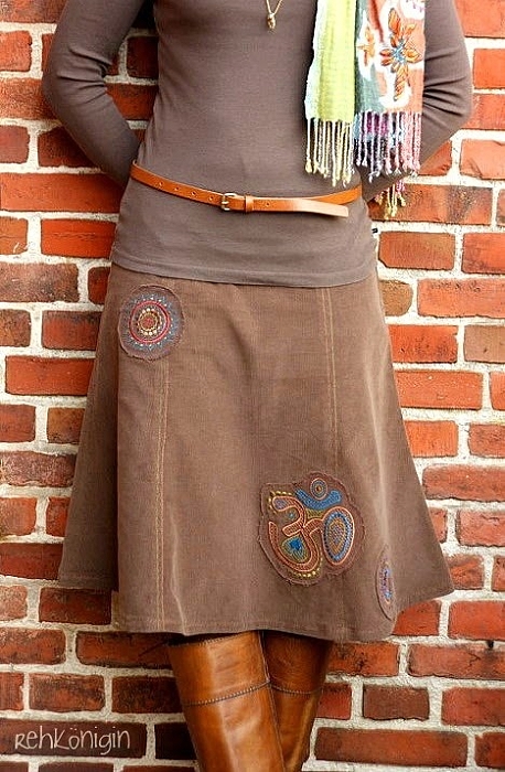 einfach nähen Damenrock, Schnittmuster farbenmix einfach nähen Damenrock, Schnittmuster farbenmix