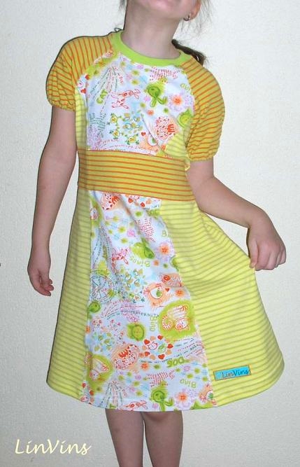 Kleid, Jersey, Schnittmuster farbenmix Kleid, Jersey, Schnittmuster farbenmix