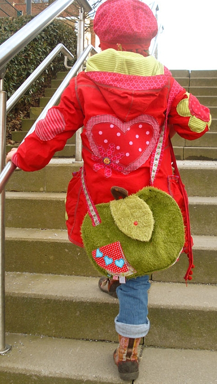 Apfeltasche nähen, Schnittmuster farbenmix, CD, Tragetasche Apfeltasche nähen, Schnittmuster farbenmix, CD, Tragetasche