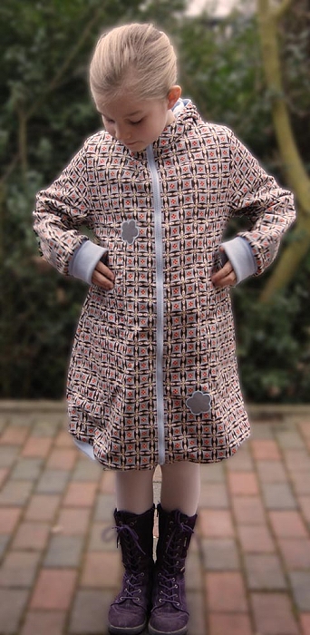 Kindermode, Mantel Schnittmuster farbenmix, nähen Kindermode, Mantel Schnittmuster farbenmix, nähen