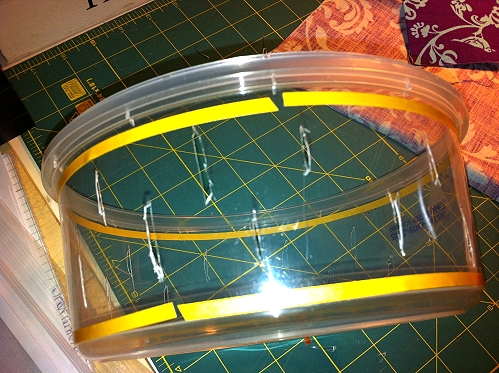 Dose für Webbänder, Aufbewahrung, farbenmix Dose für Webbänder, Aufbewahrung, farbenmix