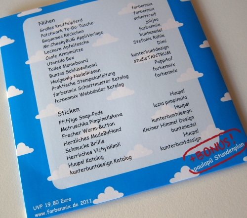 farbenmix-CD Crafting with Love 2011, Stickmuster Nähanleitungen farbenmix-CD Crafting with Love 2011, Stickmuster Nähanleitungen