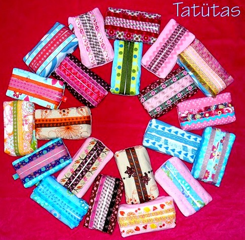 Tatüta, Taschentüchertasche, Anleitung, Farbenmix Tatüta, Taschentüchertasche, Anleitung, Farbenmix