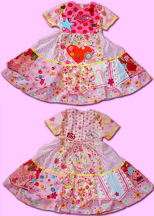 Kleid, Mädchen, selber nähen, Schnittmuster farbenmix, Oilily-Style Kleid, Mädchen, selber nähen, Schnittmuster farbenmix, Oilily-Style