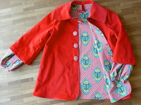 Retro-Jacke, Schnittmuster farbenmix, KamSnaps, Stylefix Retro-Jacke, Schnittmuster farbenmix, KamSnaps, Stylefix