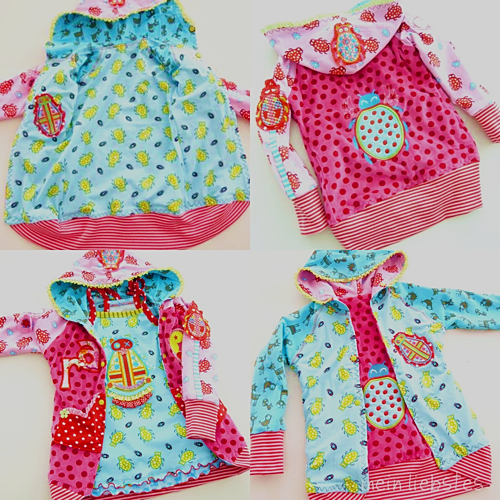 Sweat-Wende-Jacke, farbenmix, Schnittmuster, Anleitung, Tutorial Sweat-Wende-Jacke, farbenmix, Schnittmuster, Anleitung, Tutorial