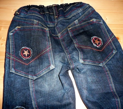 recycle-style, alte Jeans neu vernähen, farbenmix recycle-style, alte Jeans neu vernähen, farbenmix