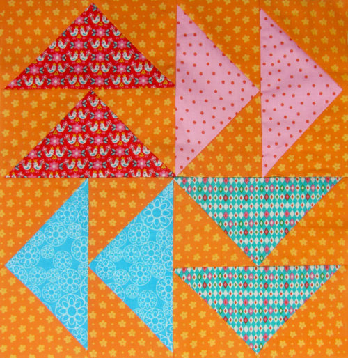 Dutchman's Puzzle - 6 Köpfe 12 Blöcke - Beispiel Mai von Sabine von farbenmix 