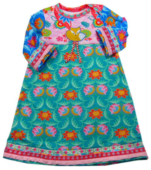 Klimperklein Kinderkleid - Kleider aus Jersey - Papierschnittmuster erhältlich bei farbenmix.de - Kleider aus Jersey nähen - Schritt für Schritt Anleitung 