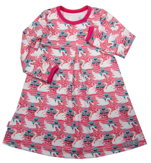Kinderkleid von klimperklein - Kleider aus Jersey selber nähen mit Papierschnittmuster von farbenmix 