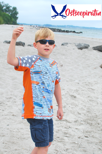 sportliches Shirt - Raglanshirts für Jungs nähen mit dem Ebook Enfant Sportif von farbenmix 