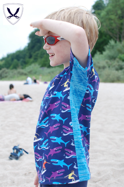Raglangshirts für Jungs nähen mit dem sportlichen Schnittmuster von farbenmix Enfant sportif