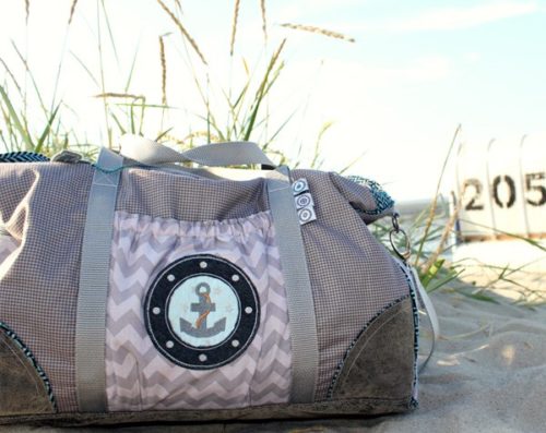 El Grande Ebook Taschen nähen große Reisetasche, Freizeittasche farbenmix Schnittmuster 