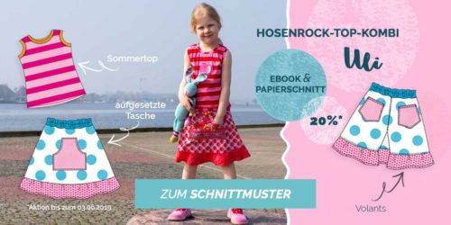 Hosenrock für Kinder nähen 