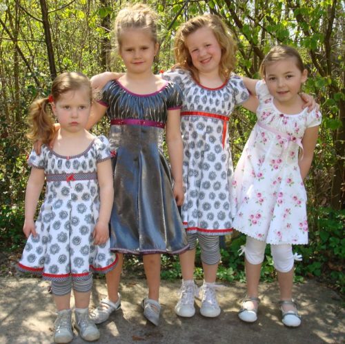 Prinzessinnenkleid selber nähen mit Elodie Schnittmuster von farbenmix 