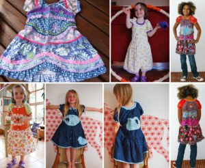 Destina Blusenkleid Schnittmuster für Kinder - Sommerschnittmuster