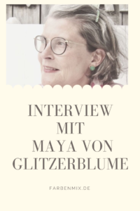 Glitzerblume Interview bei farbenmix