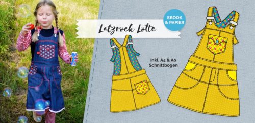 Latzrock Lotte jetzt neu als Ebook im farbenmix Shop