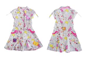Hemdblusen Kleid für Mädchen nähen Kinderkleider im farbenmix Shop
