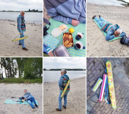 Urlaub zu Hause Ebook Nähanleitung Strandmatte in 2 Größen