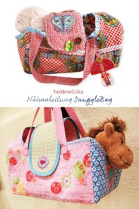 Kuscheltiertragetasche nähen mit dem Ebook SnuggleBag von farbenmix /heidewitzka