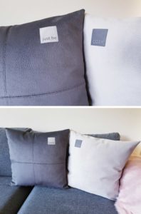 Label It cosy Kissen farbenmix Etiketten Nählabels