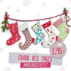 selbstgenähte Deko und Geschenke zu Weihnachten mit Ebooks von farbenmix
