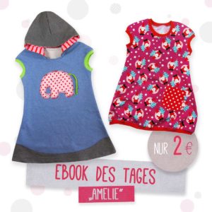 Tag 16 Ebook des Tages farbenmix Amelie Tunika nähen für Kinder