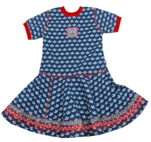 Henrika maritimes Kleid für Kinder nähen Schnittmuster 