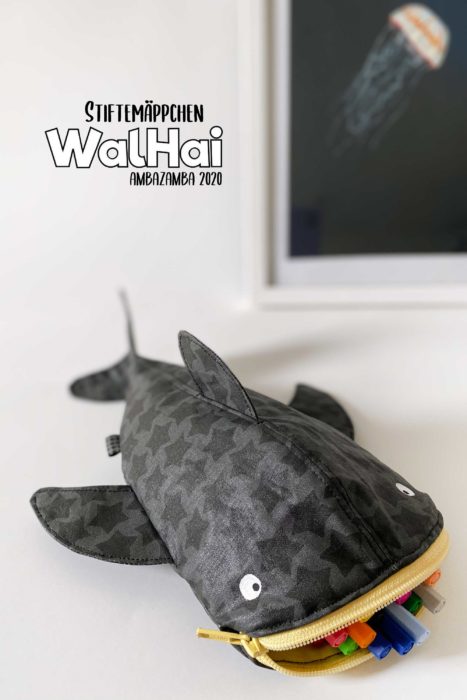 Walhai nähen farbenmix