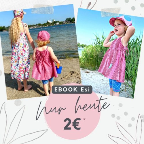 ESI von farbenmix Tunika, Kleid für den Sommer nähen für Kinder