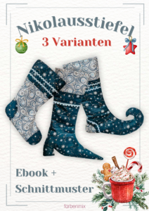 Geschenkideen (nicht ) nur für Kinder - der Nikolausstiefel selbstgenäht in 3 Varianten